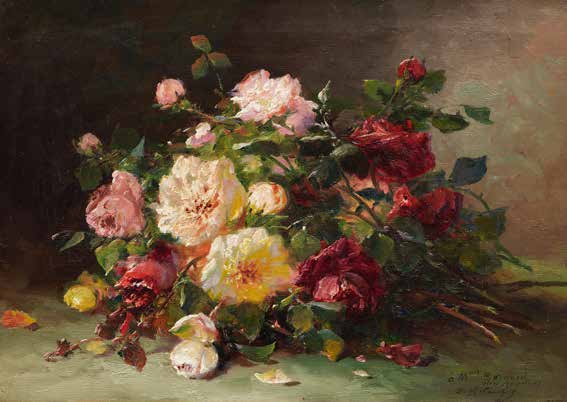 3AA6535 - Eugene Henri Cauchois - Bouquet de roses