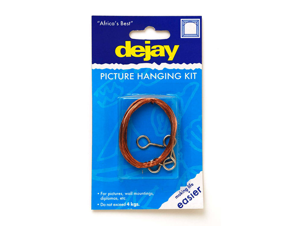 Dejay A32 – Picture Hanging Kit 2M Wire,3 A210,6 Closed Eyes