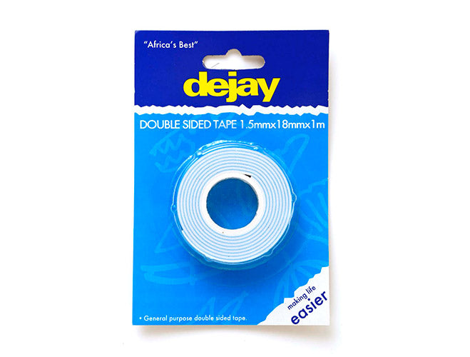Dejay A368 – Double Sided Tape 18MM X 1,5MM X 1M