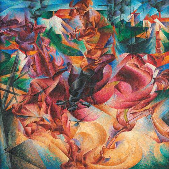 1AA7667 - UMBERTO BOCCIONI - Elasticità, 1912