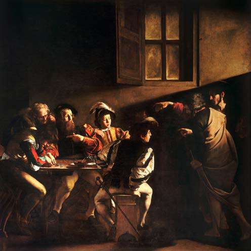 1AA7684 - CARAVAGGIO - The Calling of Saint Matthew