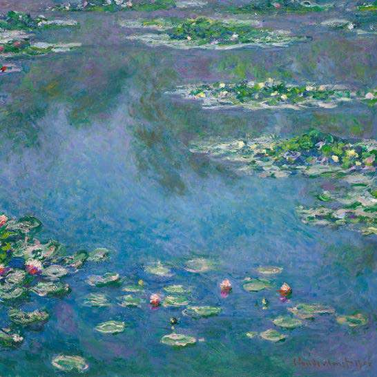 1CM7682 - CLAUDE MONET - Water Lilies