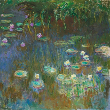 1CM8075 - CLAUDE MONET - Water Lilies, 1922