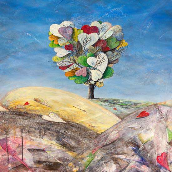 1DLR7857 - DONATO LAROTONDA - Evanescenze di cuori (detail)