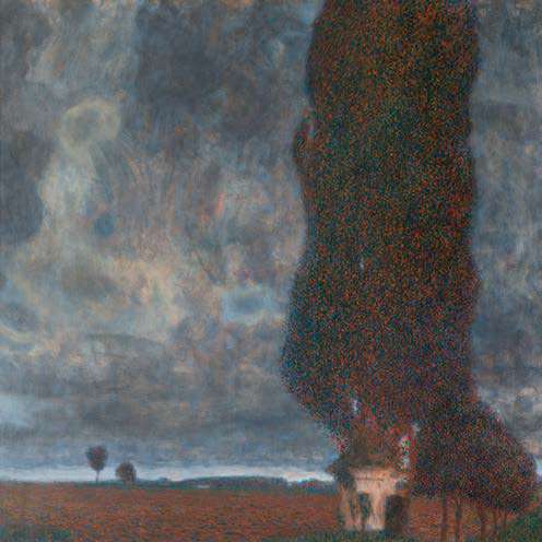 1GK7641 - GUSTAV KLIMT - The Large Poplar II (Gathering Storm), 1903