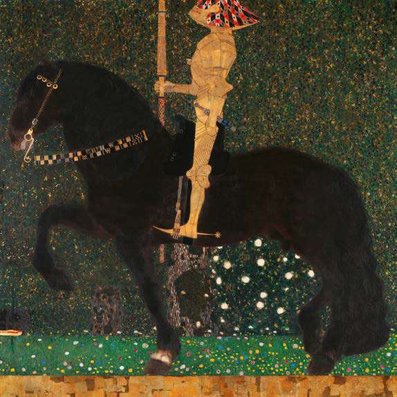 1GK7642- GUSTAV KLIMT - Life is a Struggle (Golden Rider), 1903