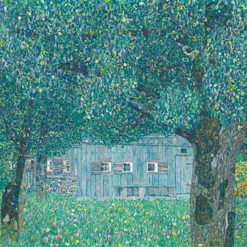 1GK7649 - GUSTAV KLIMT - Farmhouse in Buchberg (Upper Austrian Farmhouse), 1911
