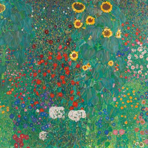 1GK7653 - GUSTAV KLIMT - Farm Garden with Sunflowers, 1907