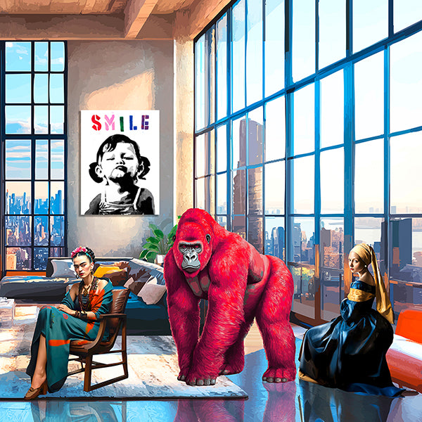 1GM7618 - G. MADAU - Surrealoft, At the Girls’ (det.)