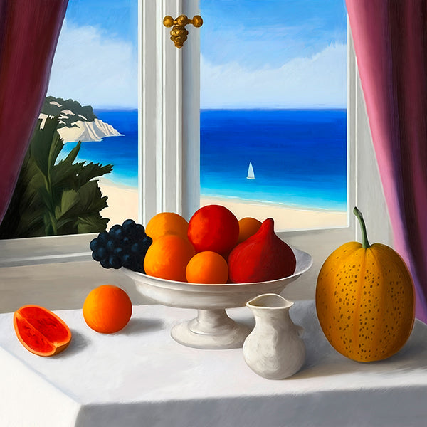 1HN7561 - HERNAN NAVARRO - Still Life and Window I (detail)