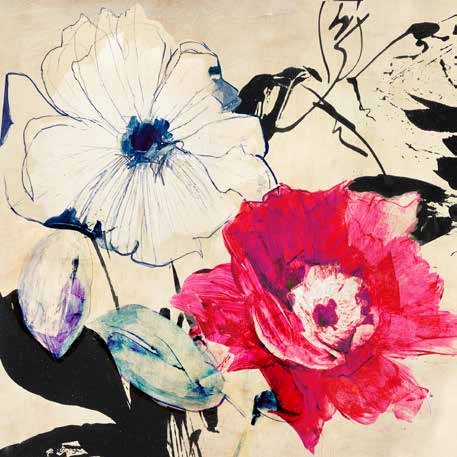 1KP6420 - Kelly Parr - Colorful Floral Composition II (detail)