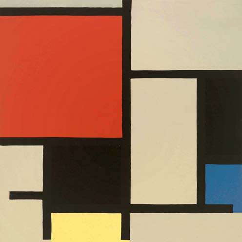 1MON7669 - PIET MONDRIAN - Composition, 1921