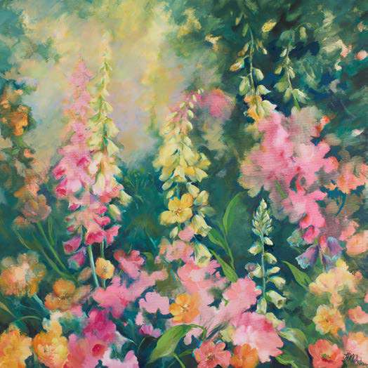 1NW7936 - NEL WHATMORE - Foxgloves and Water Avens