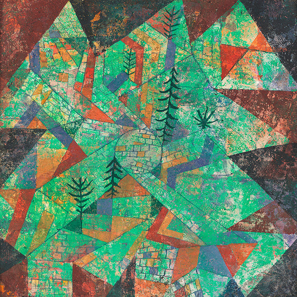 1PK7565 - PAUL KLEE - Wald Bau, 1919