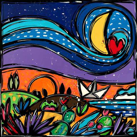 1WA7812 - WALLAS - Onde di luce e colori