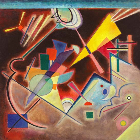 1WK7123 - Wassily Kandinsky - Deep Brown