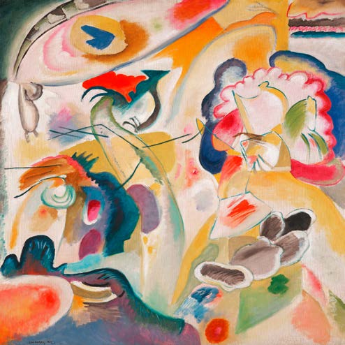 1WK7339 - Wassily Kandinsky - Improvisation No. 29 (The Swan)