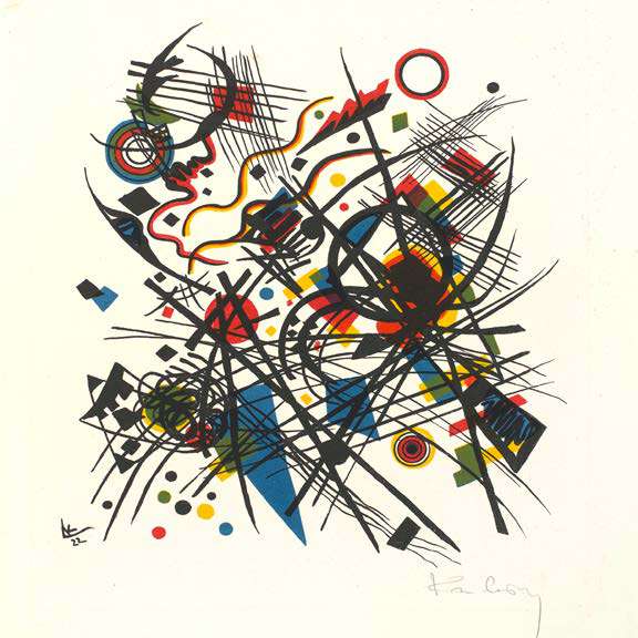 1WK7654 - WASSILY KANDINSKY  - Neue Europaeische Graphik