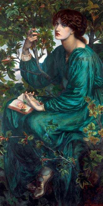 2AA7696 - DANTE G. ROSSETTI - The Day Dream, 1880
