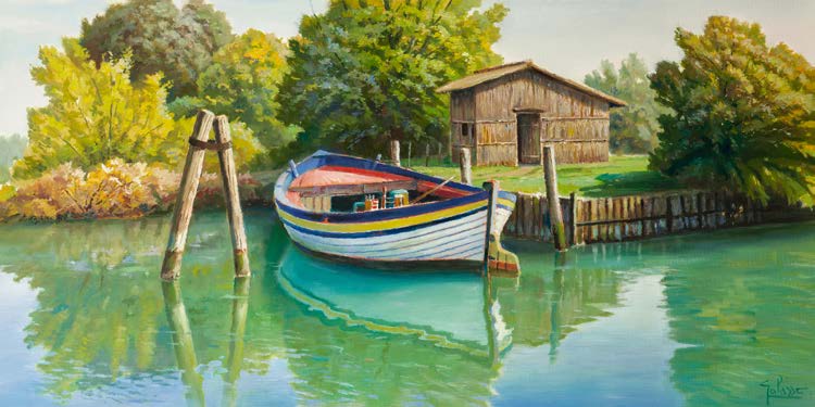 2AD7023 - Adriano Galasso - Barca sul fiume