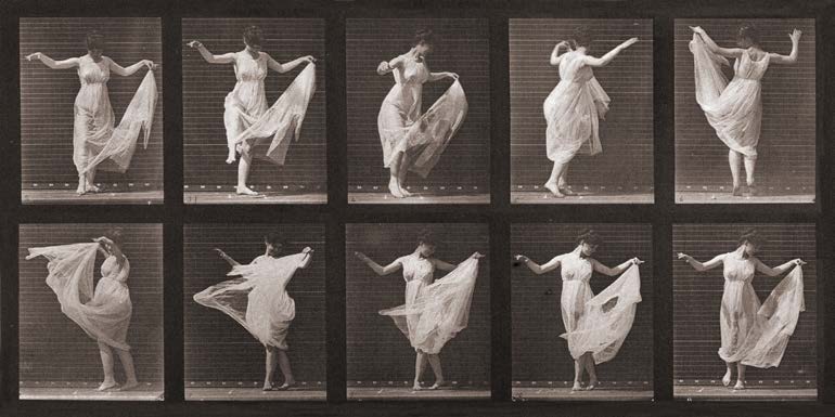 2AP7448 - Eadweard Muybridge - A Woman Dancing, 1887
