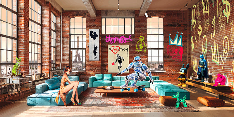 2GM7616 - GERARD MADAU - Surrealoft, Attitude