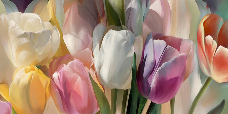 2LC7976 - LUCA VILLA - Soft tulips (detail)