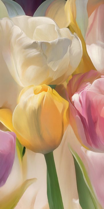 2LC8018 - LUCA VILLA - Soft tulips (detail 1)