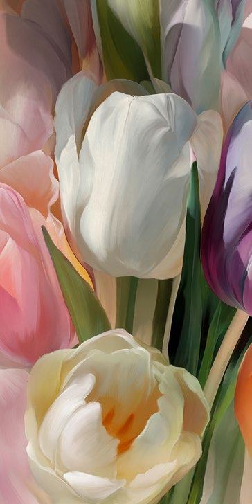 2LC8019 - LUCA VILLA - Soft tulips (detail 2)