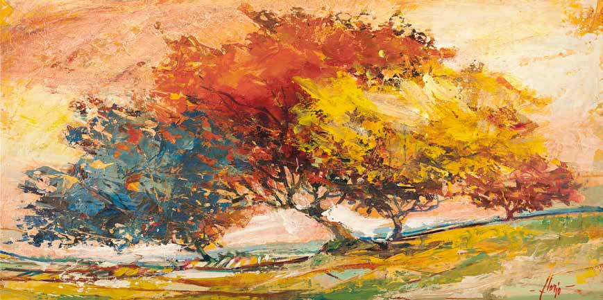 2LR6494 - Luigi Florio - Alberi nel sole