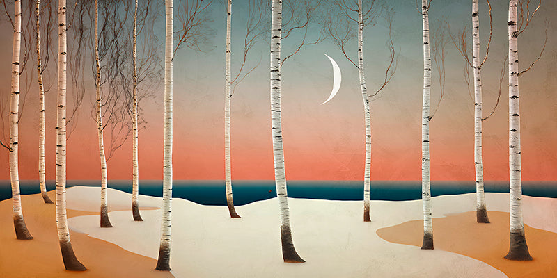 2MK7596 - SAYAKA MIKO - Moonlight on the Birch Forest