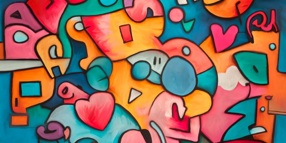 2VA8095 - PABLO VALLEJO - Funky Lovely Chaos (detail)