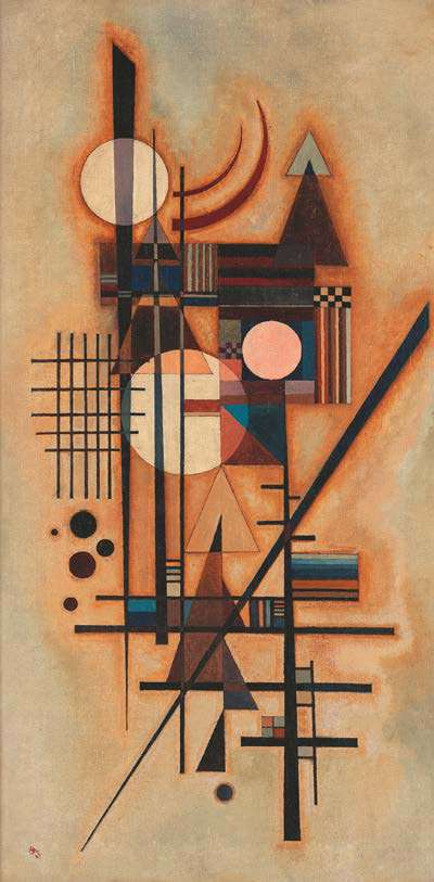 2WK7658 - WASSILY KANDINSKY - Hard in soft, 1927-1927