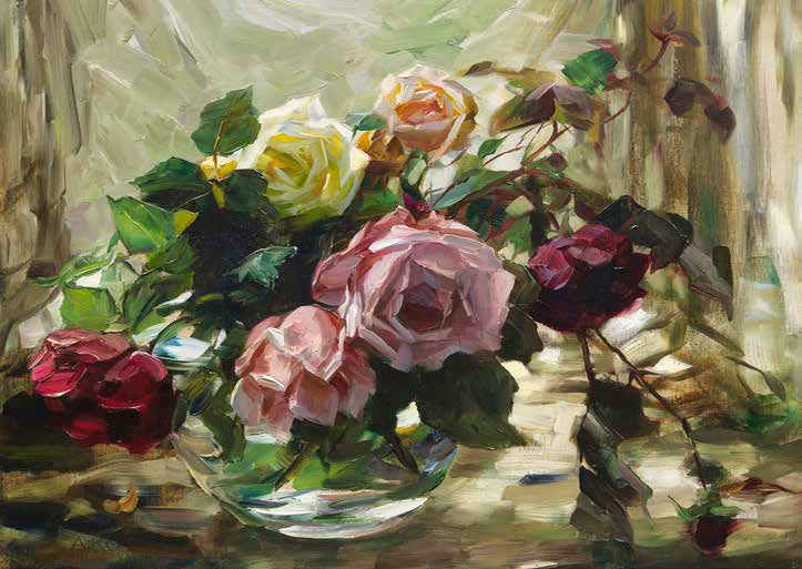 3AA6534 - Alexander Koester - Roses on a Tablecloth