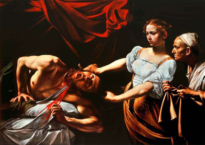 3AA7686 - CARAVAGGIO - Judith Beheading Holofernes, c.1598-1599