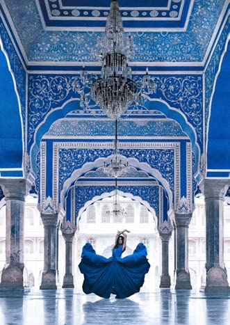 3AP7414 - Pangea Images - Palace in Jaipur, India