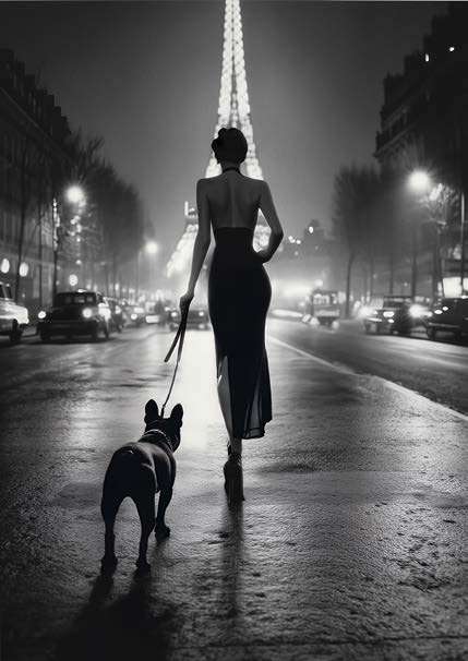 3AP7743 -  HAUTE PHOTO COLLECTION - Supermodel in Paris