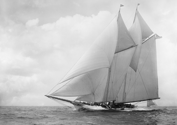 3AP7891 - ANONYMOUS - Yacht America, 1891