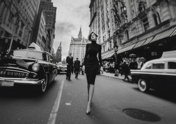 3AP7967 - JULIAN LAUREN - Crossing the Street