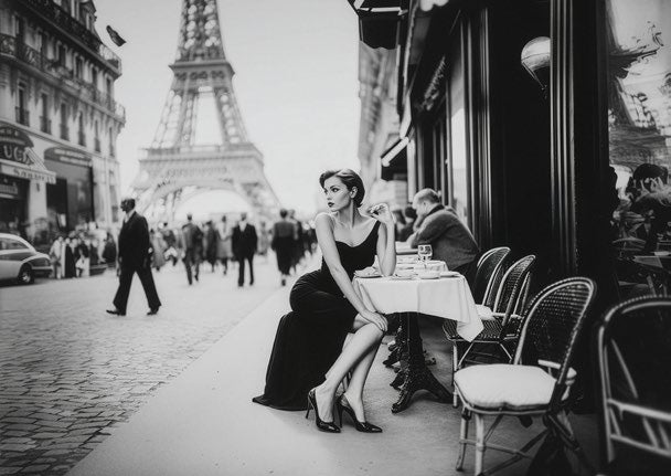 3AP8769 - HAUTE PHOTO COLLECTION - At the Café, Paris