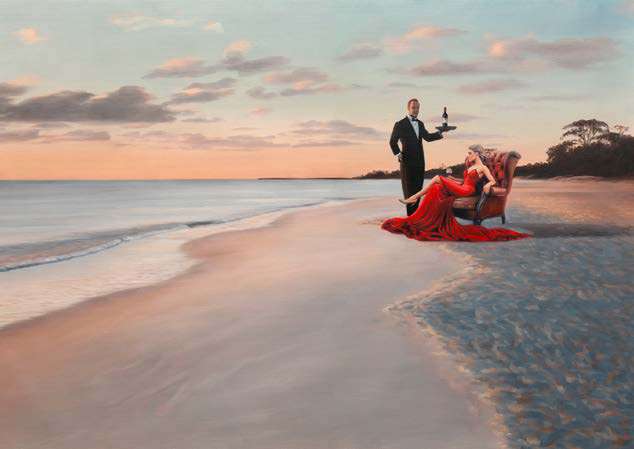 3BN7949 - PIERRE BENSON - Grand Sunset (detail)