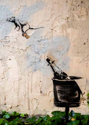 3BY6464 - Anonymous (attributed to Banksy) - Rue des Hospitalières Saint-Gervais, Paris