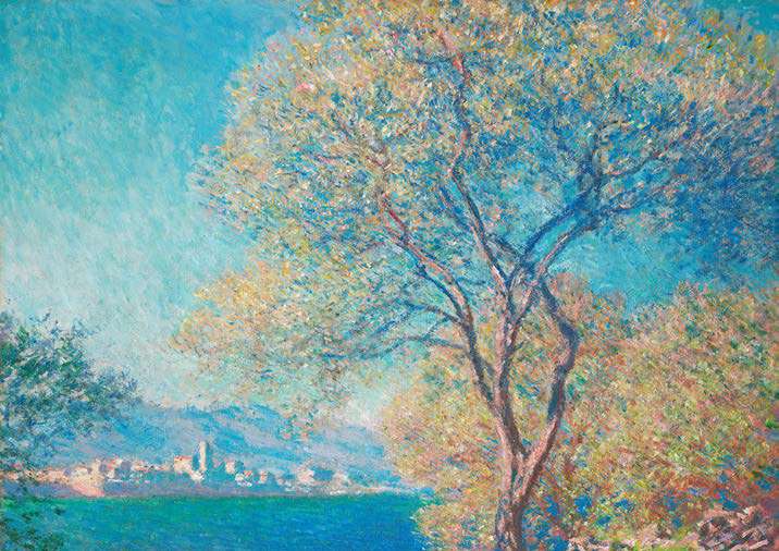 3CM7675 - CLAUDE MONET - Antibes Seen from La Salis, 1888