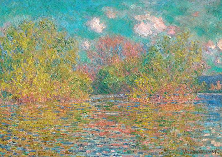 3CM7676 - CLAUDE MONET - La Seine près de Giverny, 1888