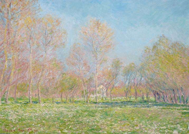 3CM7677 - CLAUDE MONET - Spring in Giverny, 1890
