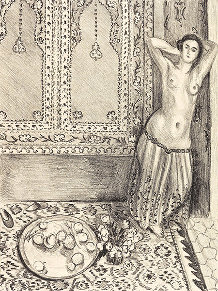 3HM7490 - H. MATISSE - Odalisque debout au 3 plateau de fruits, 1924