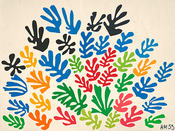 3HM7568 - HENRI MATISSE - La gerbe, 1953