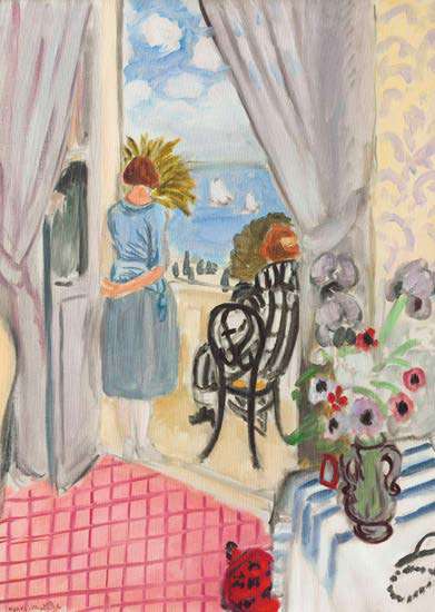 3HM7672 - HENRI MATISSE - Les régates de Nice, 1921