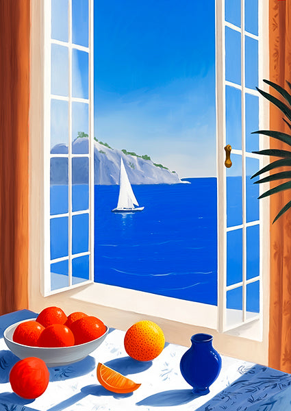 3HN7562 - H. NAVARRO - Still Life and Window II (det.)