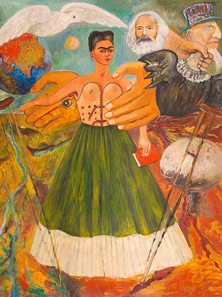 3KF7589 - FRIDA KAHLO - Marxism Will Give Health to the Ill, 1954